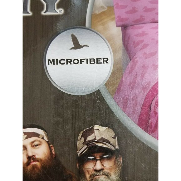 PINK camouflage full sheet set Duck Dynasty duck hunters hunting bedding camo - Picture 5 of 6